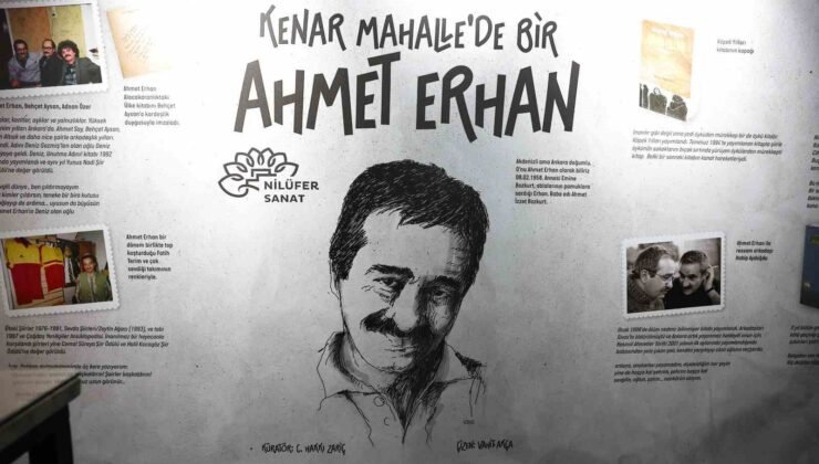 Şair Ahmet Erhan, doğum gününde Nilüfer’de özel bir sergiyle anıldı