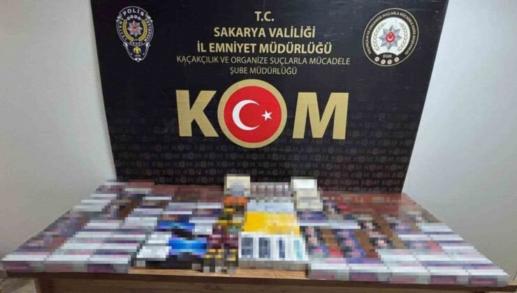 Sakarya emniyetinden kaçakçılara geçit yok: 2 gözaltı