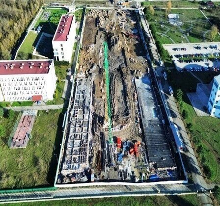 Samsun’da 2 bin kişilik öğrenci yurdunun inşaatı devam ediyor