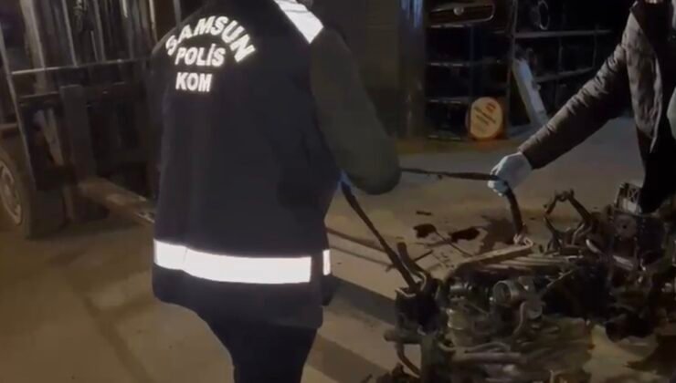 Samsun’da 5 milyonluk kaçak motor operasyonu