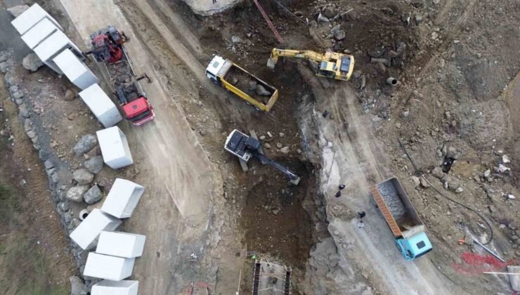 Samsun’da dereler taşkın riskine karşı ıslah ediliyor