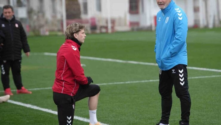 Samsunspor, Shkendija maçı hazırlıklarını tamamladı