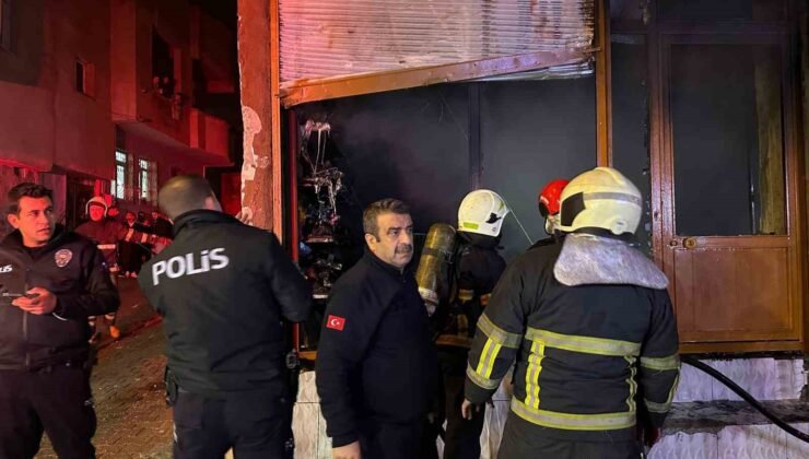 Şanlıurfa’da iş yeri yangını