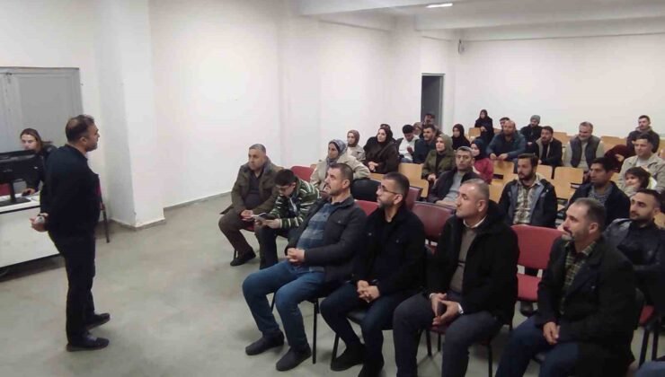 Sason’da arıcılığı geliştirme projesi kapsamında 70 adaya eğitim verildi