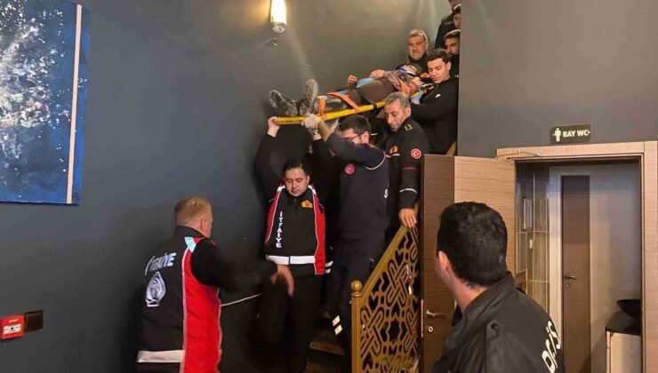 Siirt’te havalandırma boşluğuna düşen kadın yaralandı