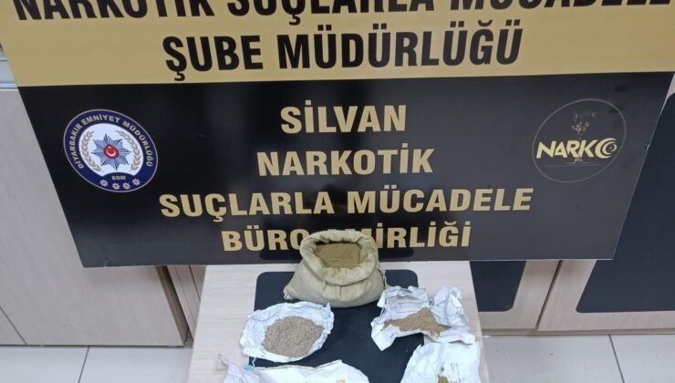 Silvan’da uyuşturucu operasyonu: 2 tutuklama