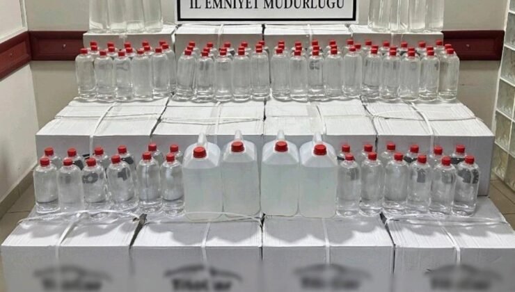 Sinop’ta 1080 litre etil alkol ele geçirildi: 1 gözaltı