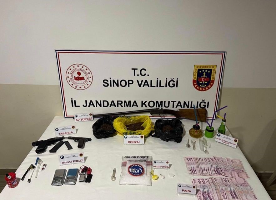 Sinop’ta uyuşturucu operasyonu: 2 tutuklama