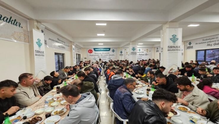 Şırnak’ta gönüller aynı sofrada buluştu