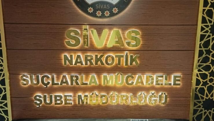 Sivas’ta binlerce uyuşturucu hap ele geçirildi, 2 şüpheli tutuklandı