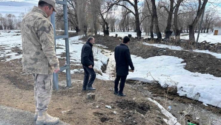 Susuz Kaymakamı Tutal’dan sel ve taşkın riskine karşı yerinde inceleme