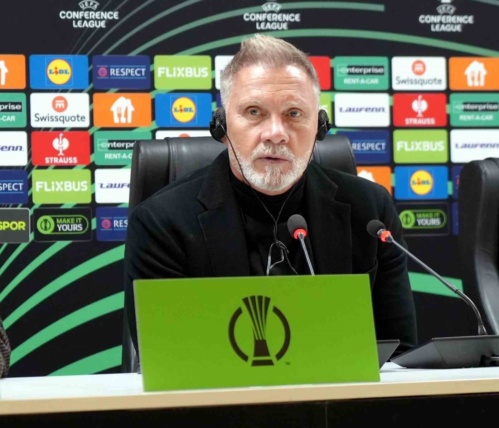 Thorsten Fink: “Galibiyetten dolayı mutluyuz, kurayı dört gözle bekliyoruz”