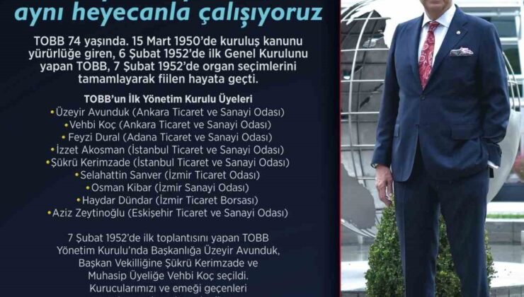 TOBB Başkanı Hisarcıklıoğlu: “TOBB; 367 oda ve borsası, 2 milyonu aşkın üyesiyle, ülkemizin kalkınmasına destek veren ve geleceğine yatırım yapan büyük bir aile”