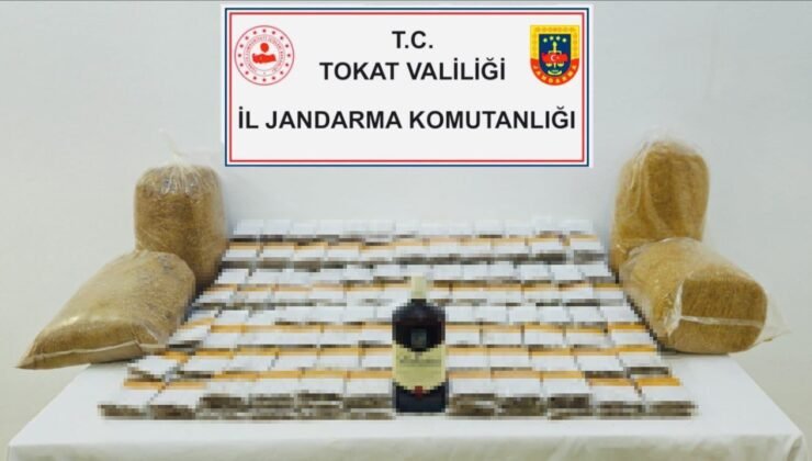 Tokat’ta jandarma kaçak tütün operasyonu düzenledi