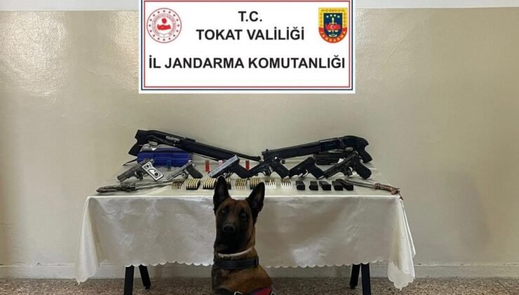 Tokat’ta silah ve fişek kaçakçılığına darbe