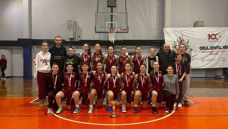 TREDAŞ Spor Kulübü U18 Kız Takımı namağlup il şampiyonu oldu