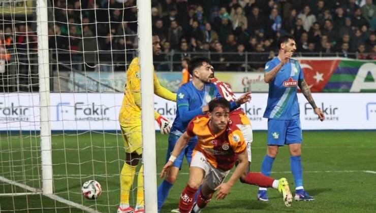 Trendyol Süper Lig: Çaykur Rizespor: 0 – Galatasaray: 3 (Maç sonucu)