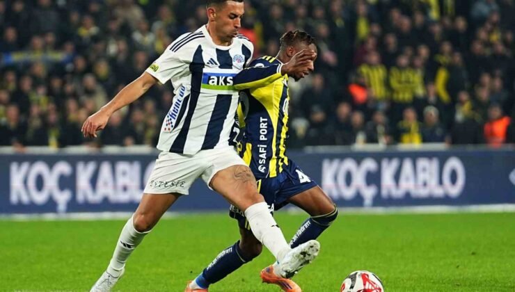 Trendyol Süper Lig: Fenerbahçe: 1 – Kasımpaşa: 1 (Maç sonucu)