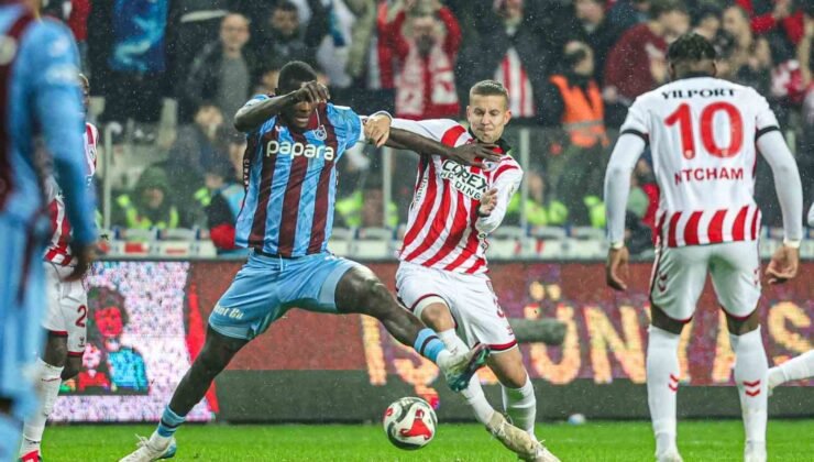 Trendyol Süper Lig: Samsunspor: 0 – Trabzonspor: 1 (İlk yarı)