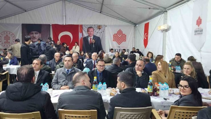 Tunceli’de Ramazan çadırı kuruldu, ilk iftar yapıldı
