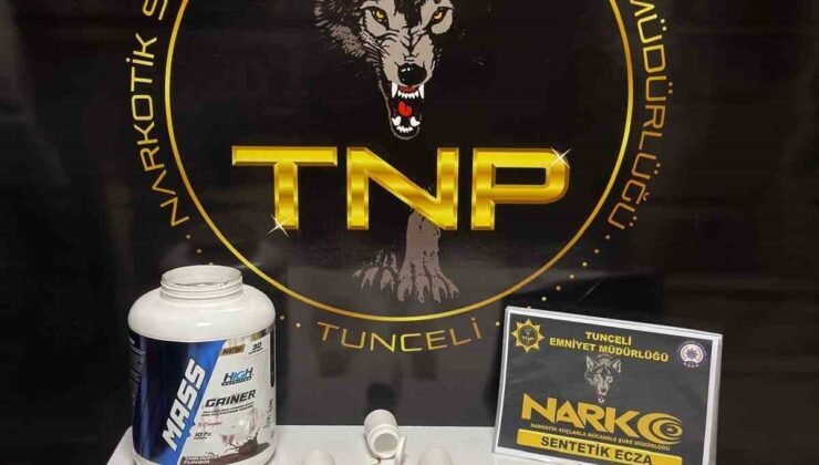Tunceli’de uyuşturucu operasyonu: 430 adet sentetik ecza ele geçirildi