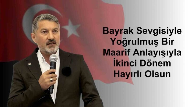 Uçak’tan ‘Türk Bayrak’lı mesaj