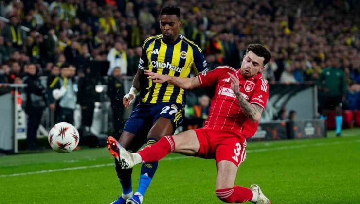 UEFA Avrupa Ligi: Fenerbahçe: 0 – Nottingham Forest: 2 (İlk yarı)
