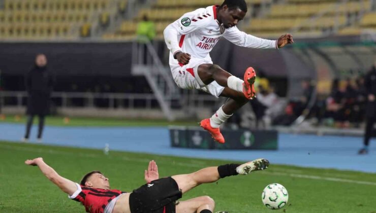 UEFA Konferans Ligi: KF Shkendija: 0 – Samsunspor: 1 (Maç sonucu)