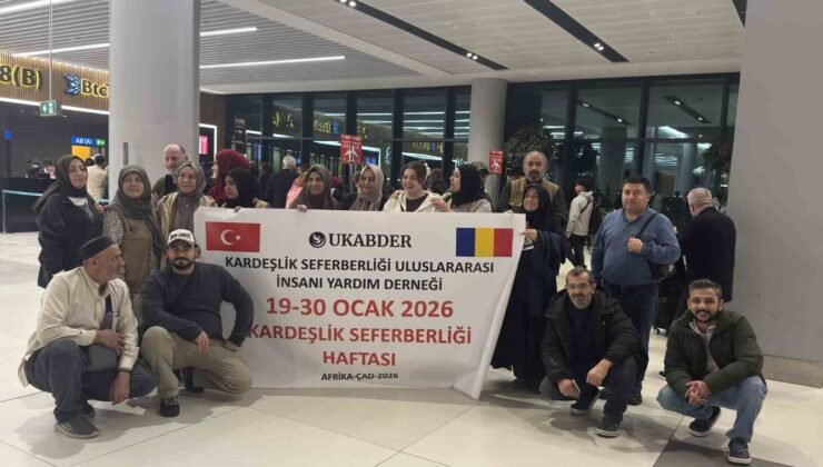 UKABDER eli ile Çad’da Türk sancağı dalgalanıyor