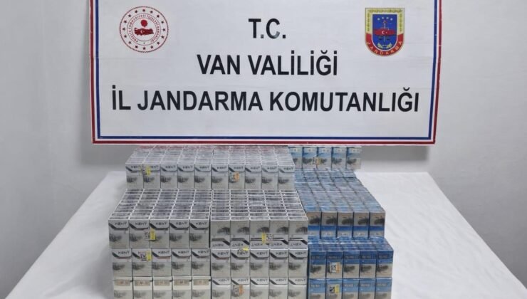 Van’da kaçak sigara operasyonu