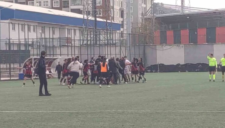 Van’da maç bitti yumruklar konuştu