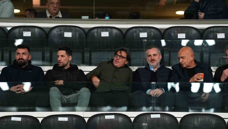 Vincenzo Montella, Başakşehir – Beşiktaş maçını tribünden takip etti