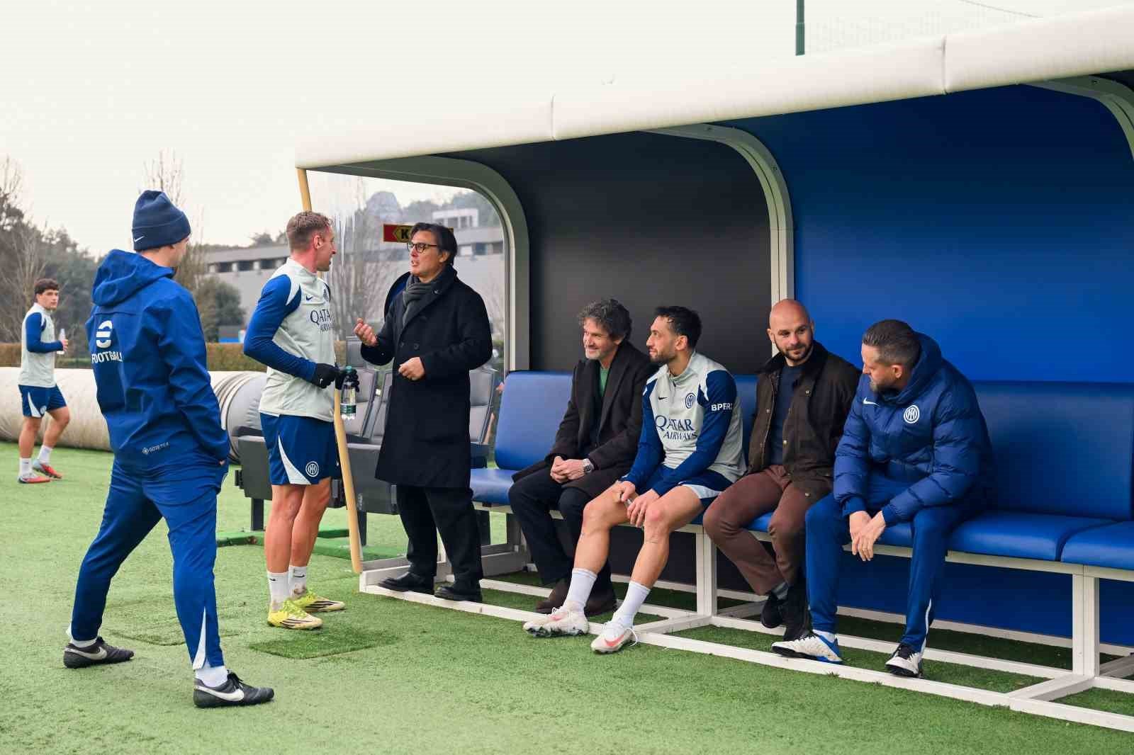 Vincenzo Montella, İtalyan ekibi Inter’in konuğu oldu