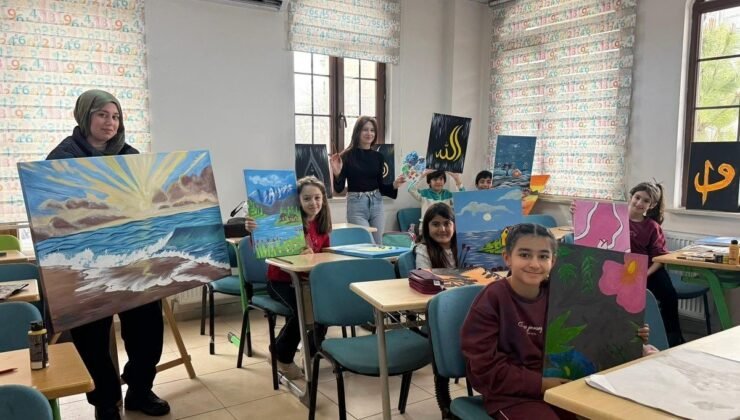 Yeşilyurt Belediyesi’nden çocuklara sanat dolu bir yolculuk