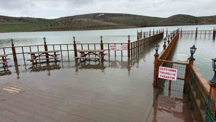 Yozgat’ta yağan kar eridi, göletlerde su seviyesi arttı