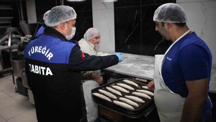 Yüreğir Belediyesi zabıta ekiplerinden fırınlara Ramazan denetimi