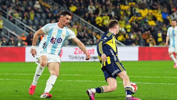 Ziraat Türkiye Kupası: Fenerbahçe: 0 – Erzurumspor FK: 1 (İlk yarı)