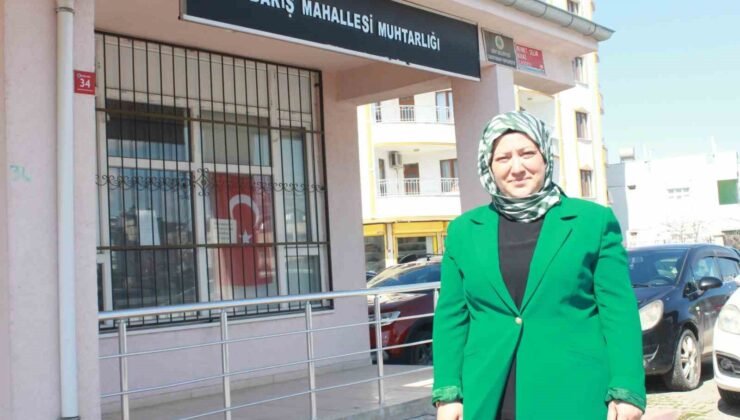 14 erkek adayı geride bırakmıştı: Kadın muhtar, muhtarlığın kapısını kapalı gördükten sonra muhtar olmaya karar verdi