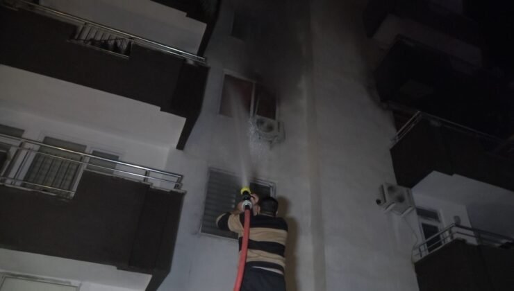 5 katlı binada korkutan yangın:2 kişi dumandan etkilendi
