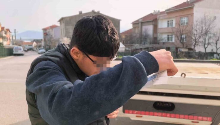 Abartı egzoz ile dolaştı, 58 bin lira ceza yiyince, “Devlet yakalar” mesajı verdi