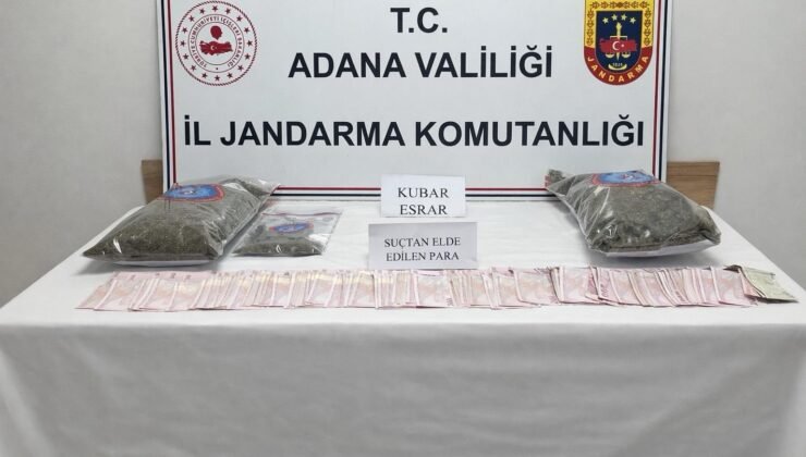 Adana’da 2 kilo esrar ele geçirildi, 1 kişi tutuklandı