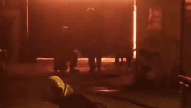 Adana’da mobilya atölyesinde yangın çıktı