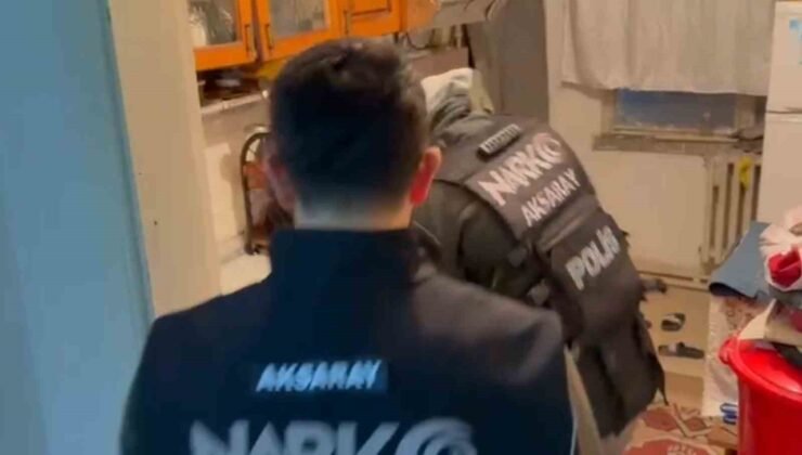 Aksaray’da narkotik ekiplerinden 6 operasyon, 13 tutuklama