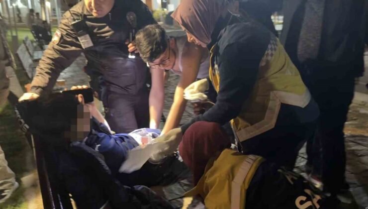 Aksaray’da parkta bıçaklanan çocuk ağır yaralandı