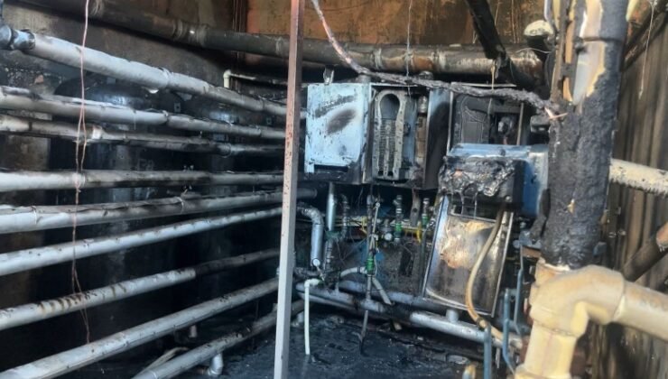 Alanya’da otelin kazan dairesinde çıkan yangın korkuttu