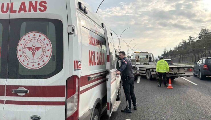 Ankara’da 4 araçlı zincirleme kaza: 3 yaralı