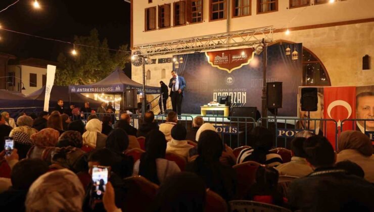 Antakya’da Ramazan etkinlik alanı yoğun ilgi görüyor