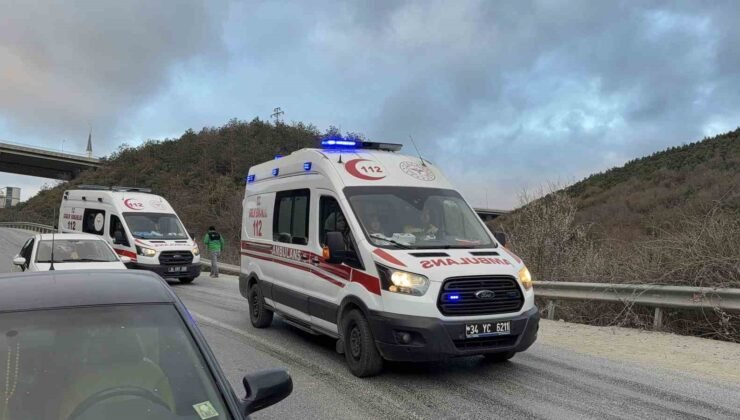 Arnavutköy’de hafif ticari araç ile hafriyat kamyonu çarpıştı: 1 ölü, 2 yaralı