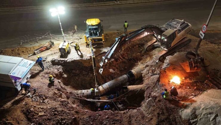 ASAT’tan Duraliler 1 Ana İsale Hattı’nda yoğun mesai