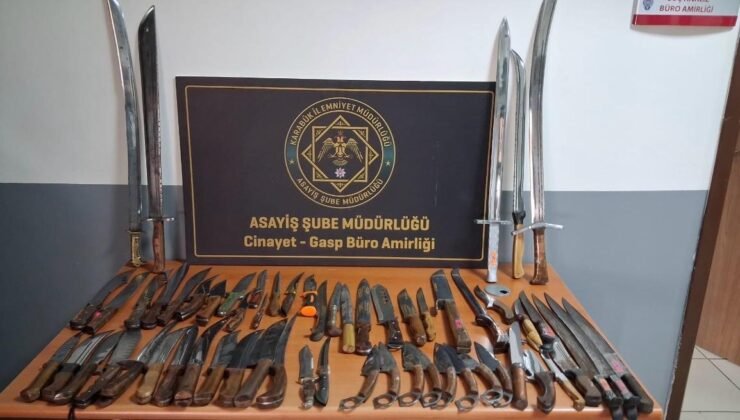 Asayiş uygulamalarında ruhsatsız silahlar, kesici aletler ve uyuşturucu maddeler ele geçirildi